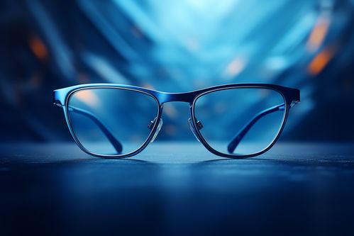 近视眼镜产品摄影图 摄影图