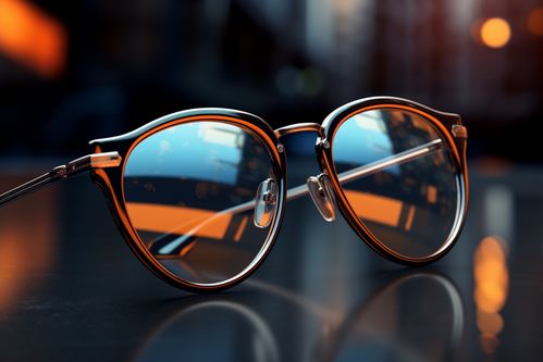 近视眼镜产品摄影图 摄影图